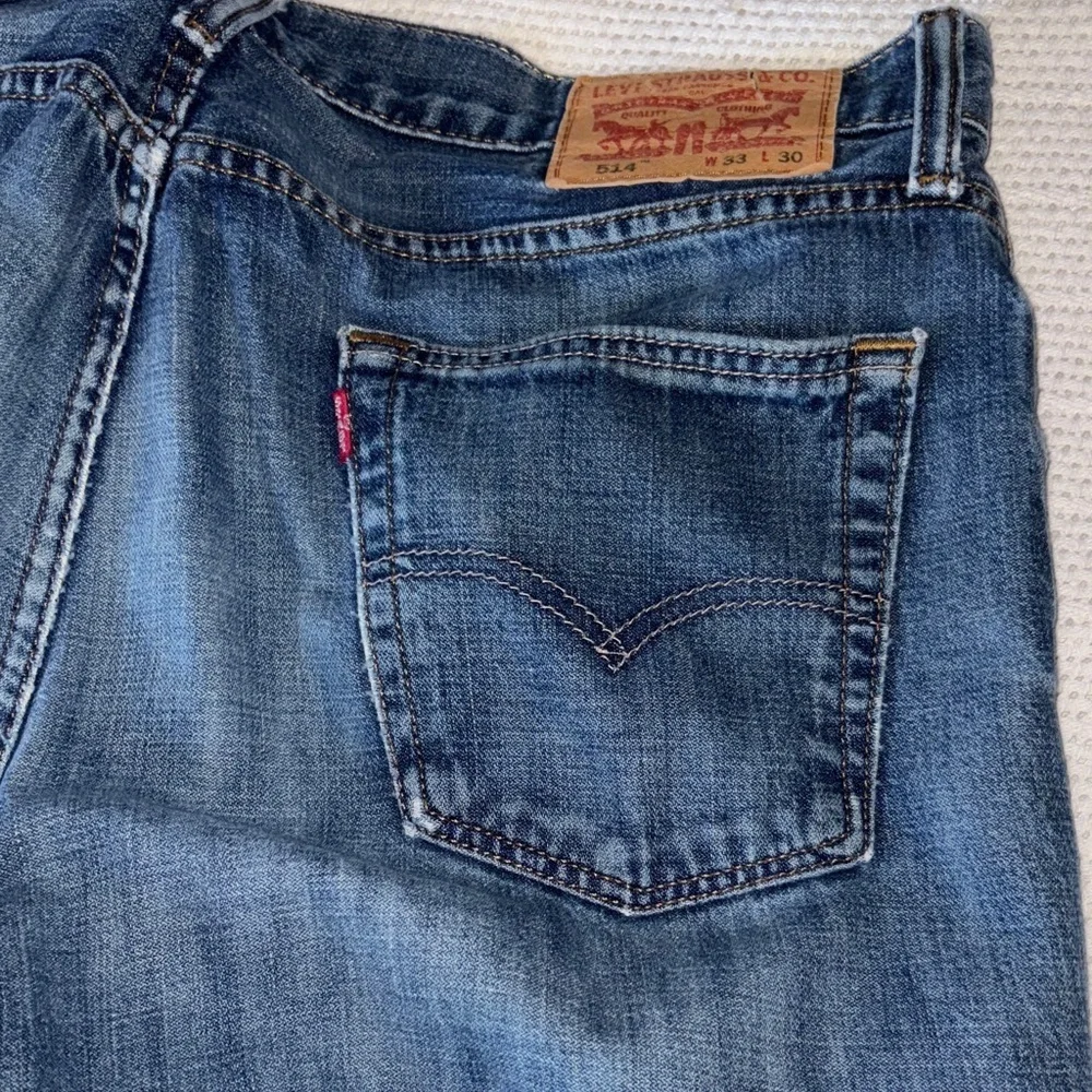 514 Levi's Men's Dark Indigo Straight Jeans